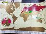Магнитная скретч-карта Мира